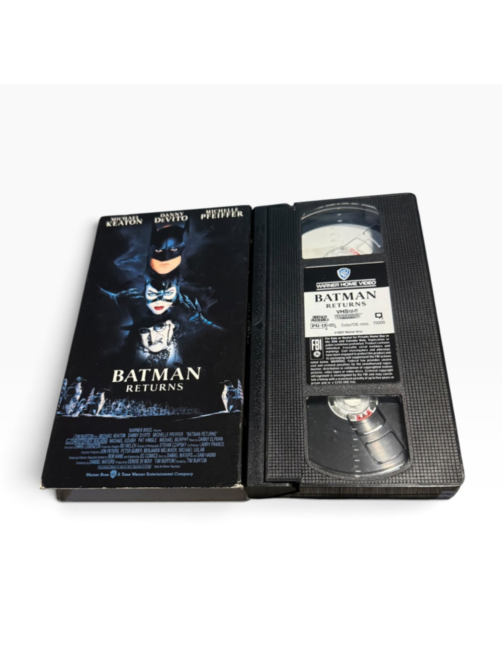 Warner Home Video Batman Returns VHS Tape Vtg Vintage 1992